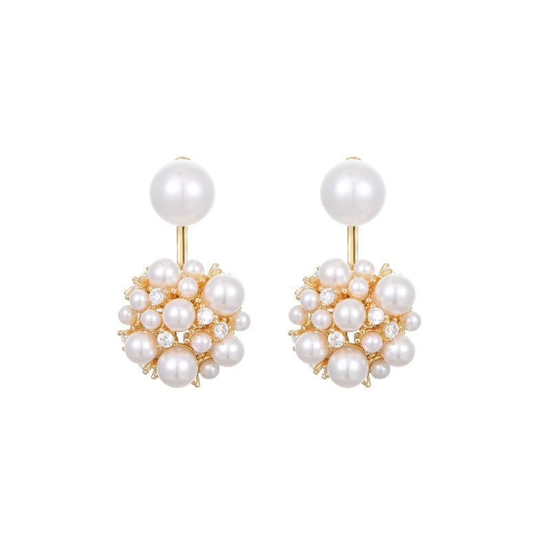 2025 Hydrangea Pearl Earrings: High-End, Light Luxury, Versatile New Ear Decorations