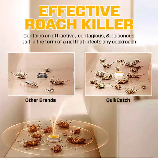 RoachShield Natural Gel – Safe & Powerful Cockroach Killer for Kitchens, Bathrooms & Cabinets ( 12 Pcs )
