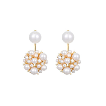 2025 Hydrangea Pearl Earrings: High-End, Light Luxury, Versatile New Ear Decorations