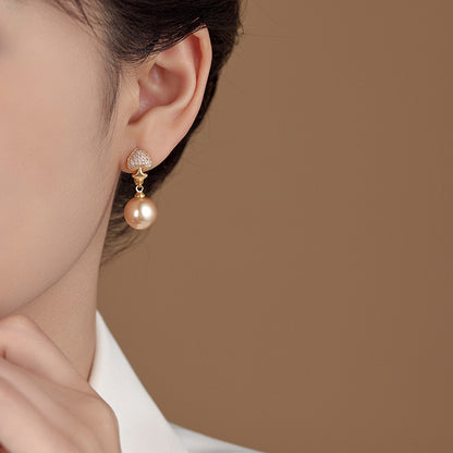 2024 Hot Pearl Earrings: Retro, High-End Heart Shape, Wholesale